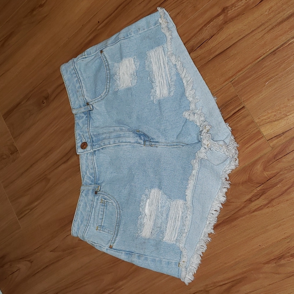 Pacsun distressed shorts